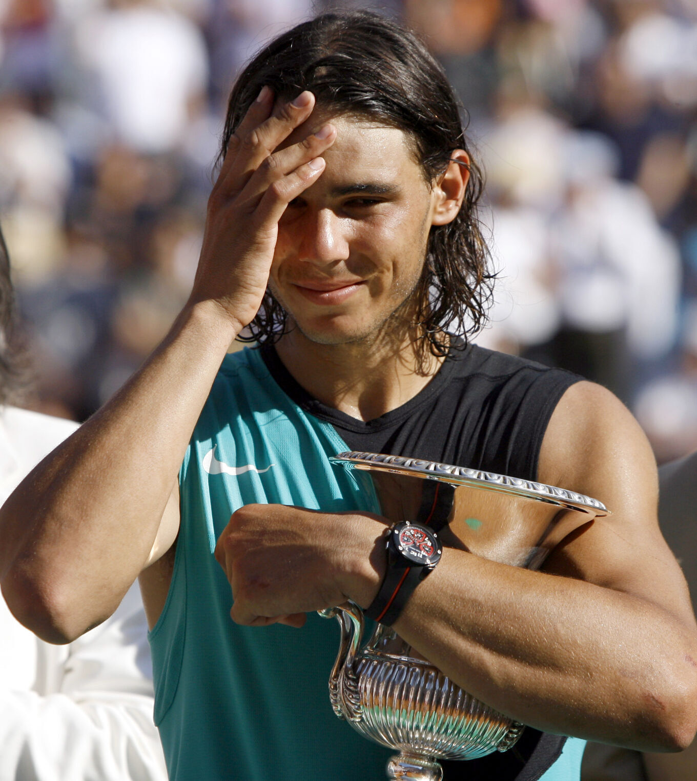 2007: Rafael Nadal becomes first player to win Rome Masters three consecutive times